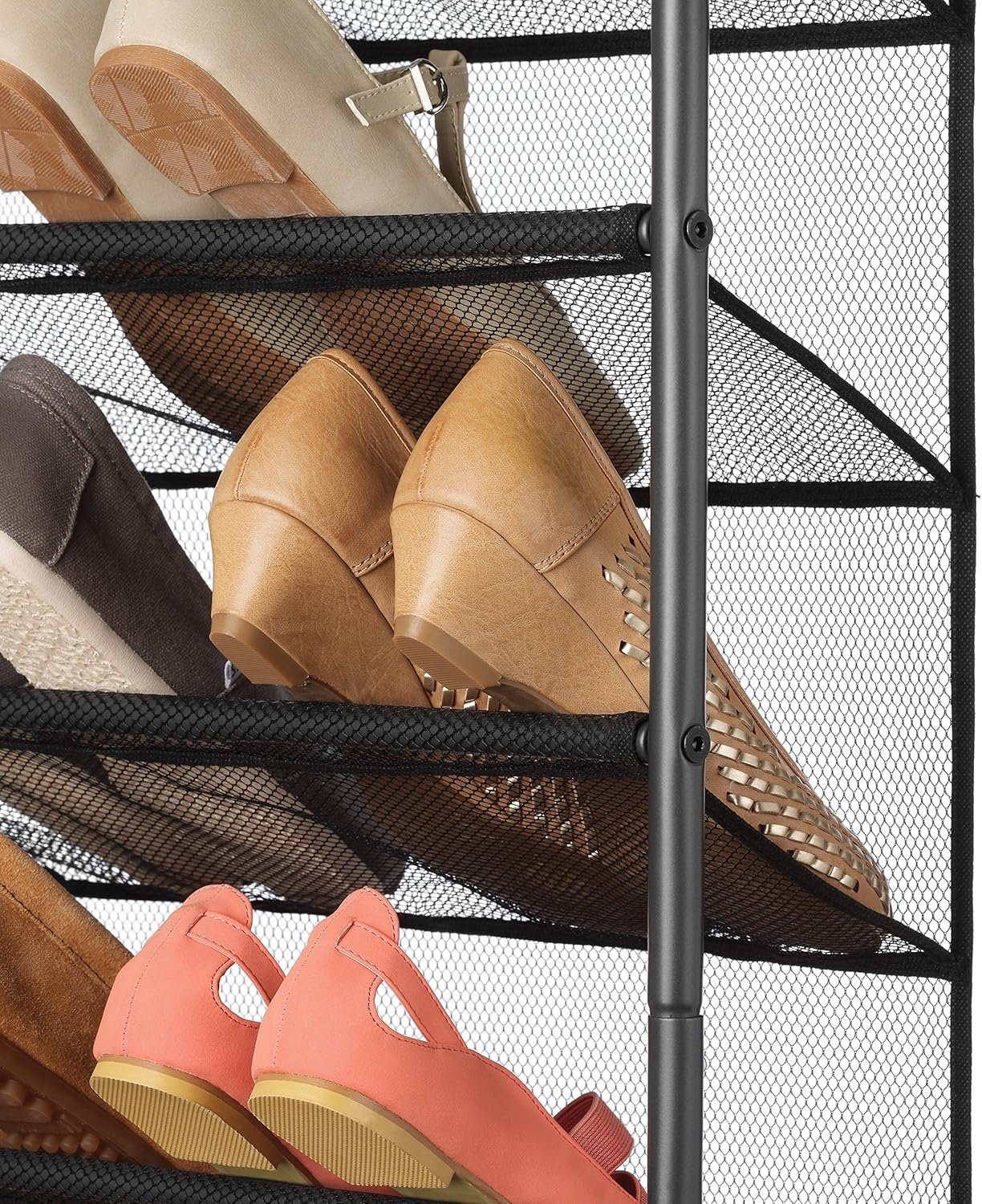 🔥Last Day Promotion 50% OFF👢Home Expressions Over The Door 10-Shelf Metal Shoe Rack