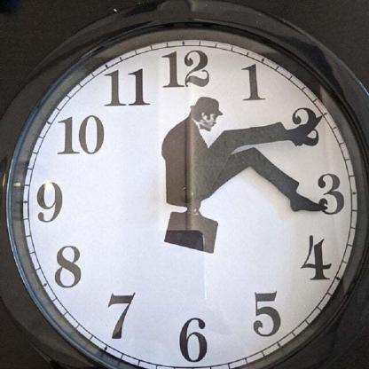 Hot Sale - Silly Walk Wall Clock