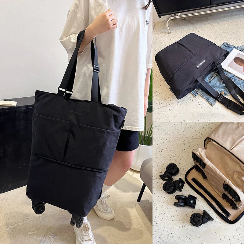 Large Capacity Universal Wheel Waterproof Dry Wet Separation Travel Bag