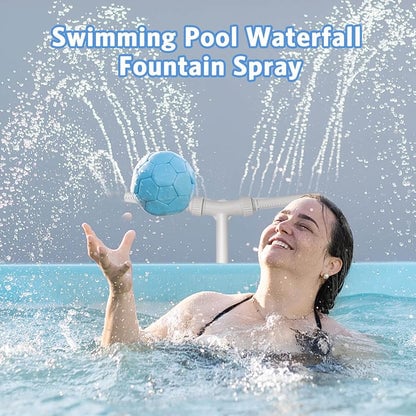 💝𝗧𝗼𝗱𝗮𝘆'𝘀 𝗦𝗽𝗲𝗰𝗶𝗮𝗹𝘀💝Buy 2 Get 2 Free✨Solar Pool Fountain with Lights Dual Arc