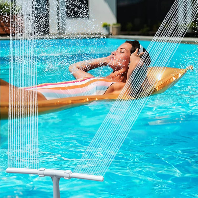 💝𝗧𝗼𝗱𝗮𝘆'𝘀 𝗦𝗽𝗲𝗰𝗶𝗮𝗹𝘀💝Buy 2 Get 2 Free✨Solar Pool Fountain with Lights Dual Arc