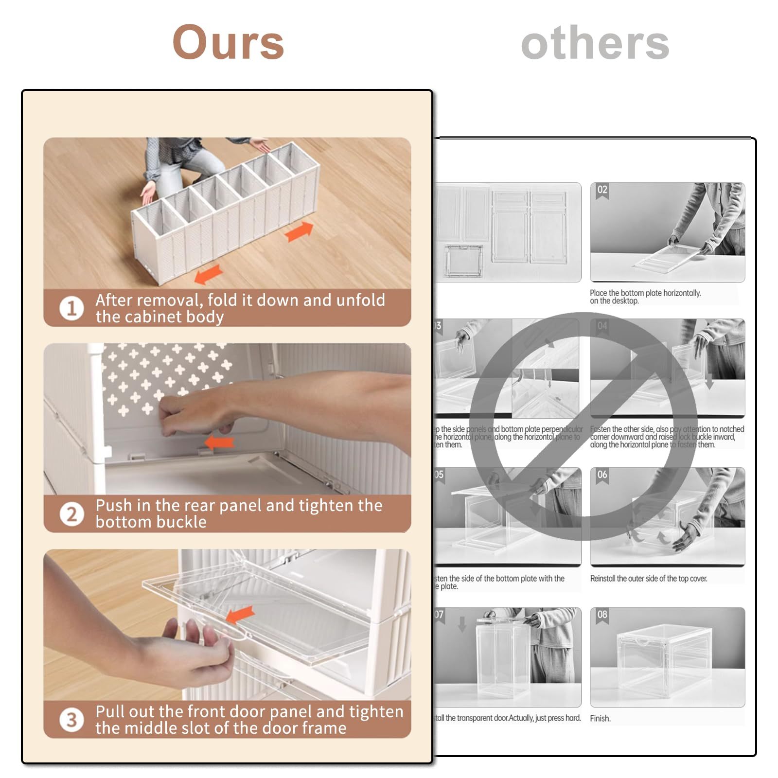 🔥Soon to Be Sold Out!!💝Buy 2 Get 2 Free💥Multi-Layer Collapsible Shoes Storage Box