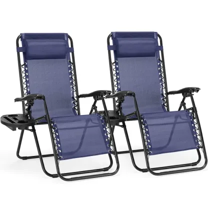 🔥HOT SALE NOW!!!💝Folding Zero Gravity Lounger 2-Piece Set
