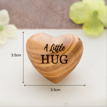 🔥Early Mother's Day Promotion-Pocket Hug Wooden Heart Token
