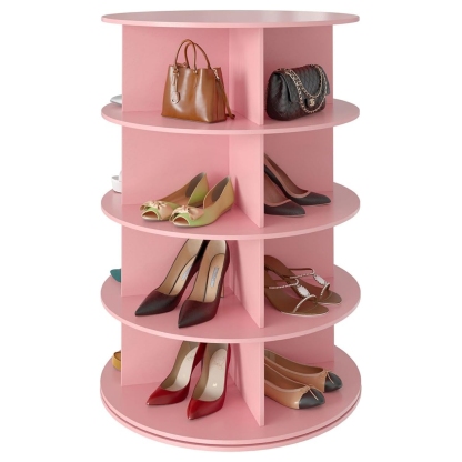 🔥Soon to be sold out!!💝Buy 2 Get 2 Free✨Rotating Shoe Rack Tower