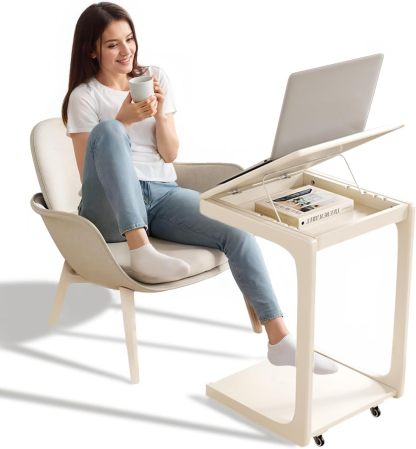 💝𝗧𝗼𝗱𝗮𝘆'𝘀 𝗦𝗽𝗲𝗰𝗶𝗮𝗹𝘀💝Buy 2 Get 2 Free✨Wooden C-Shaped End Table