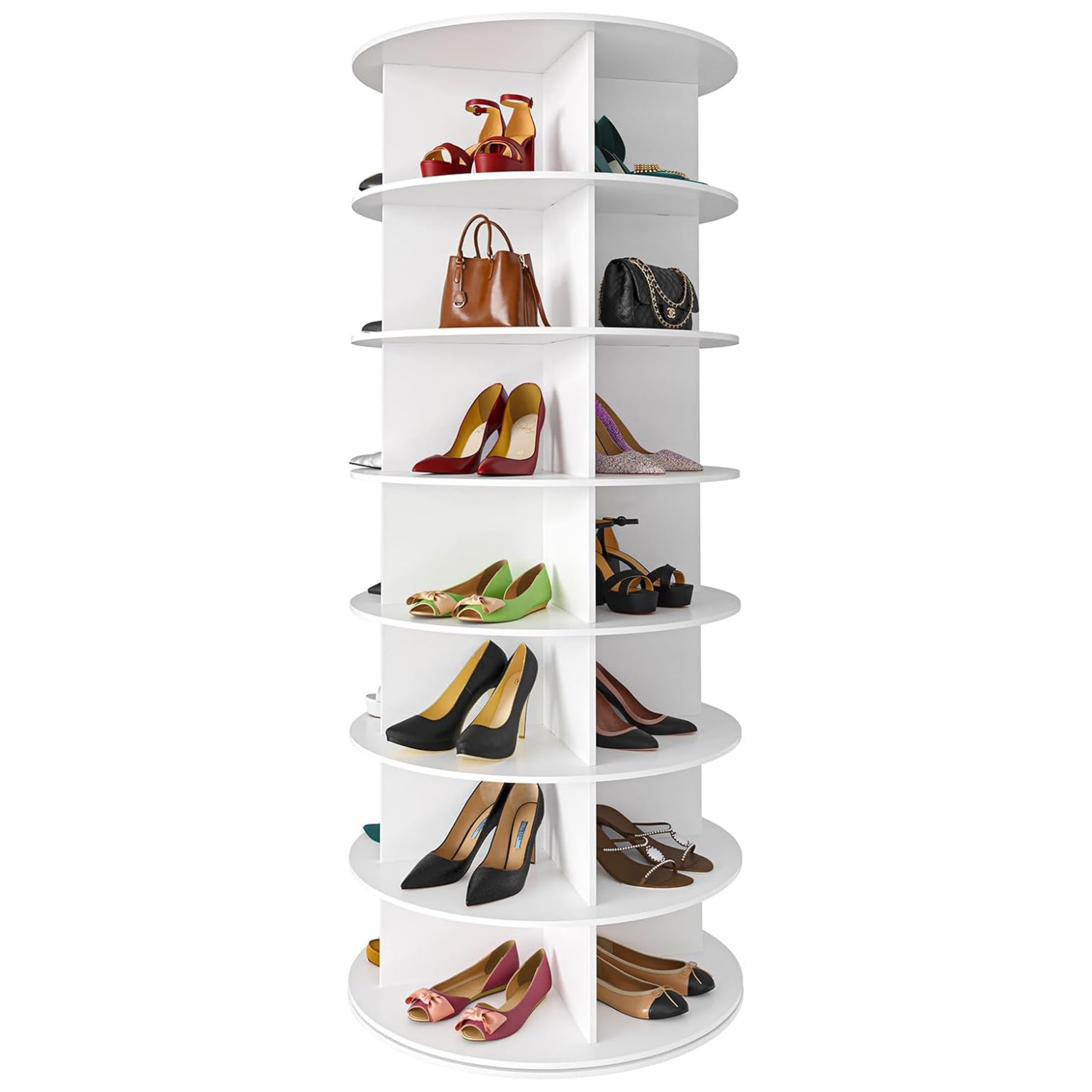 🔥Soon to be sold out!!💝Buy 2 Get 2 Free✨Rotating Shoe Rack Tower