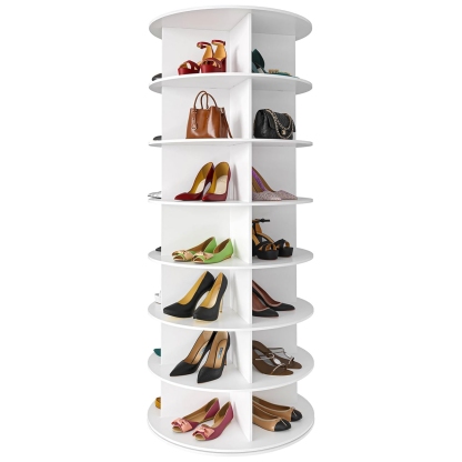 🔥Soon to be sold out!!💝Buy 2 Get 2 Free✨Rotating Shoe Rack Tower