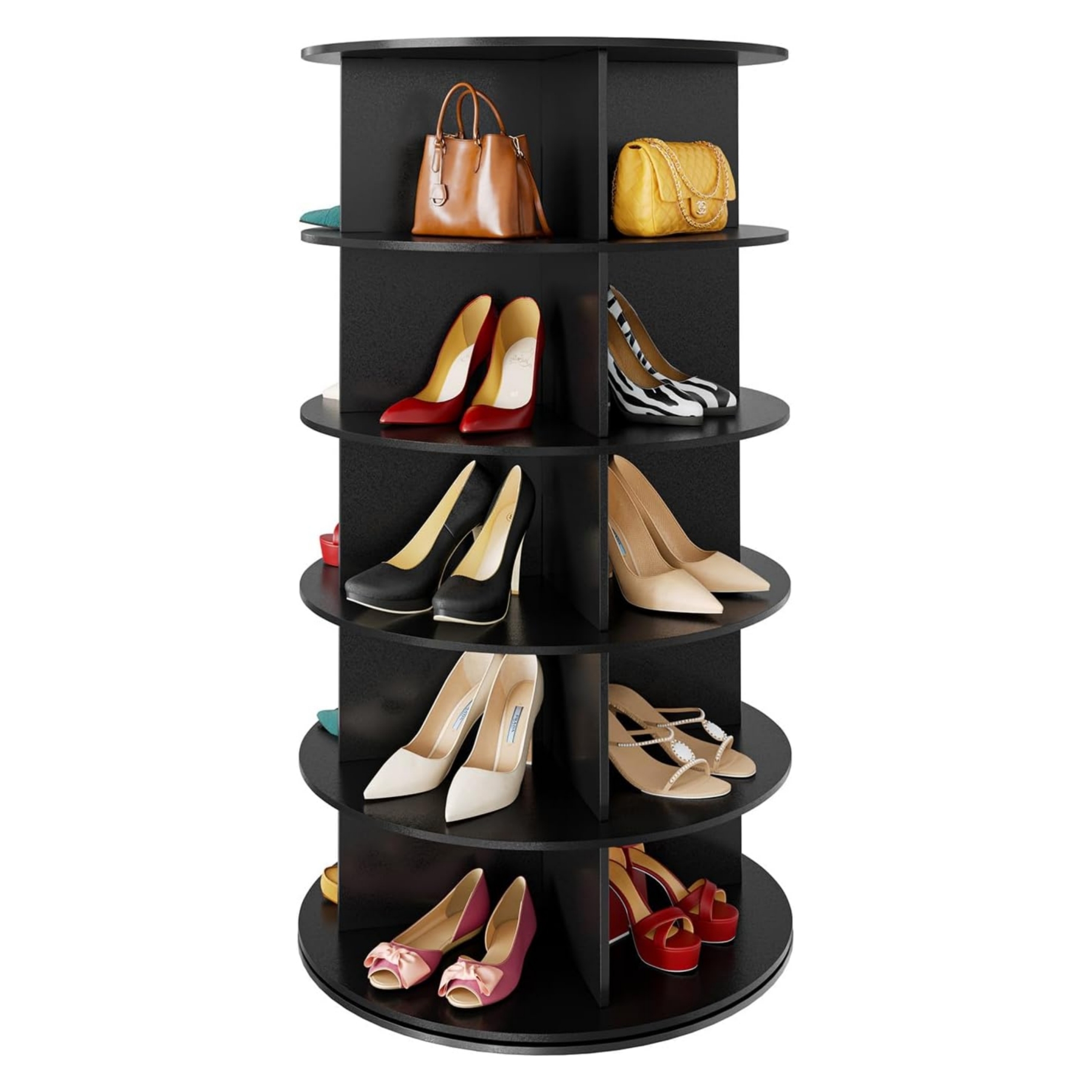 🔥Soon to be sold out!!💝Buy 2 Get 2 Free✨Rotating Shoe Rack Tower