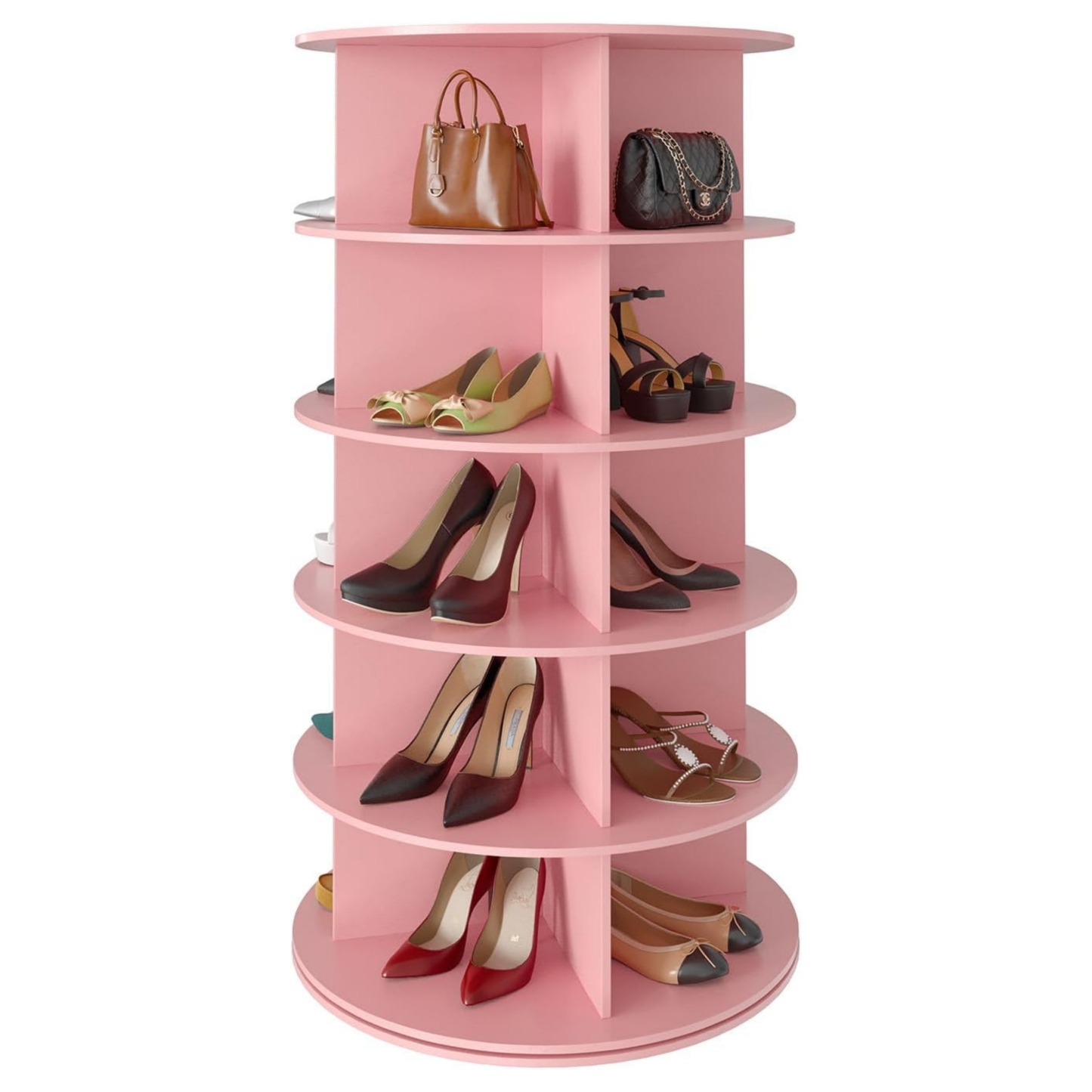 🔥Soon to be sold out!!💝Buy 2 Get 2 Free✨Rotating Shoe Rack Tower