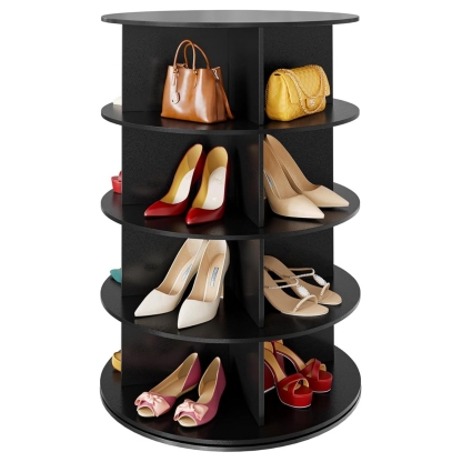 🔥Soon to be sold out!!💝Buy 2 Get 2 Free✨Rotating Shoe Rack Tower