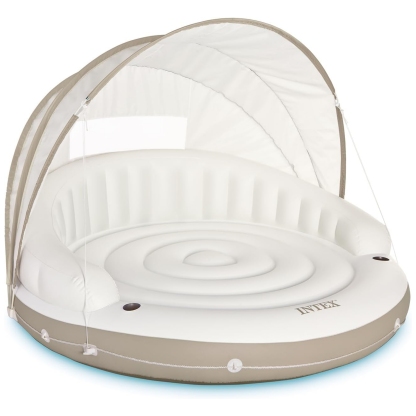 🔥Summer Promotion Only $27.99!!!💝Inflatable Pool Float with Detachable Sunshade