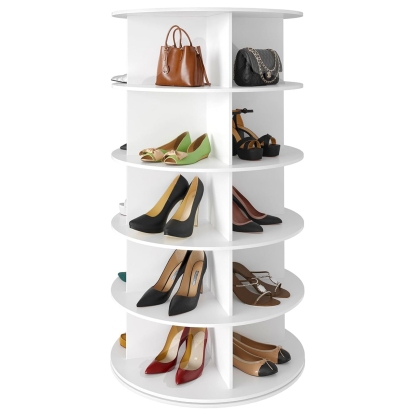 🔥Soon to be sold out!!💝Buy 2 Get 2 Free✨Rotating Shoe Rack Tower