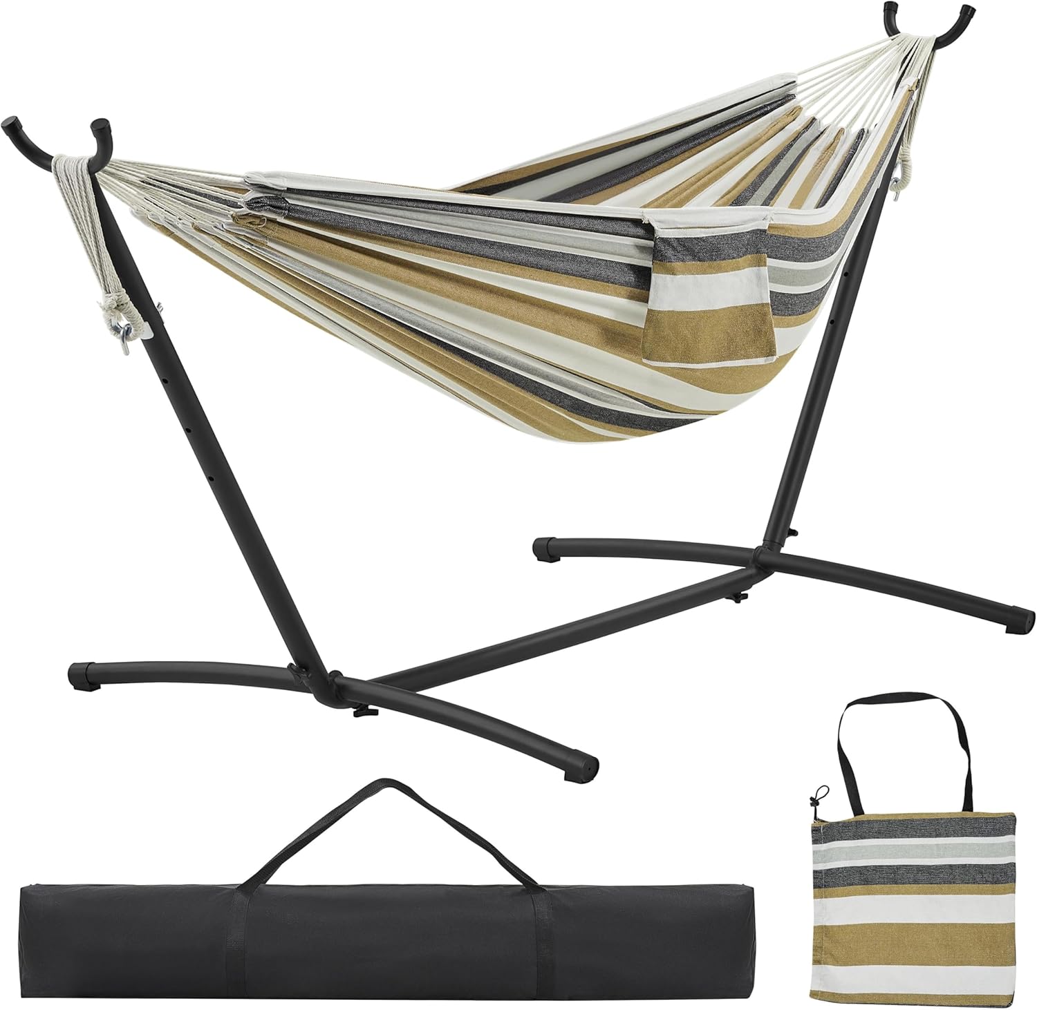 🔥Last Day Promotion💝Buy 2 Get 2 Free✨Double Hammock w/Stand