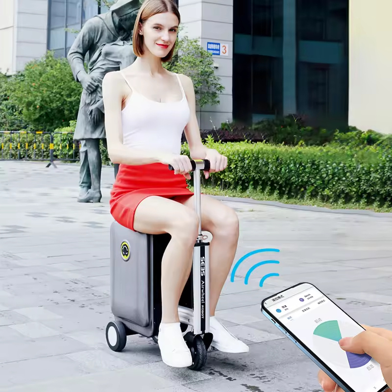 🔥HOT SALE NOW!!!💝Buy 2 Get 2 Free ✨Smart Rideable Suitcase