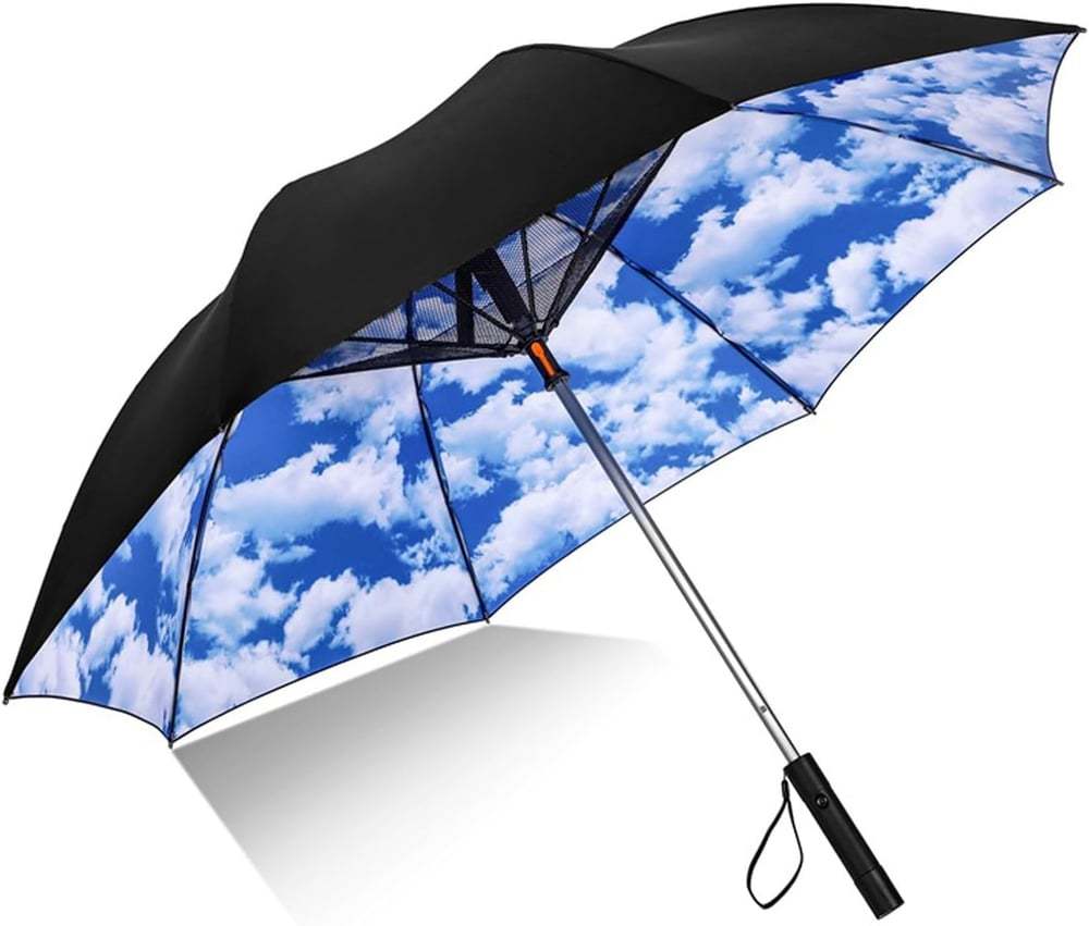 🔥Summer Hot Sale!!💝Buy 2 Get 2 Free ☂️3 In 1 Umbrella With Fan