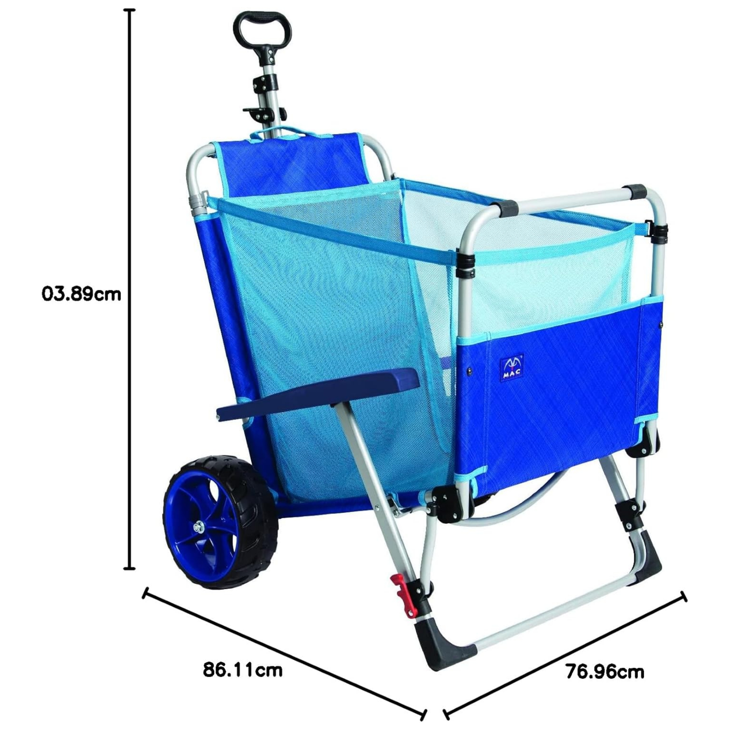 💝𝗧𝗼𝗱𝗮𝘆'𝘀 𝗦𝗽𝗲𝗰𝗶𝗮𝗹𝘀💝Buy 2 Get 2 Free🏖️Foldable Chaise Lounge Chair with Integrated Wagon Pull Cart