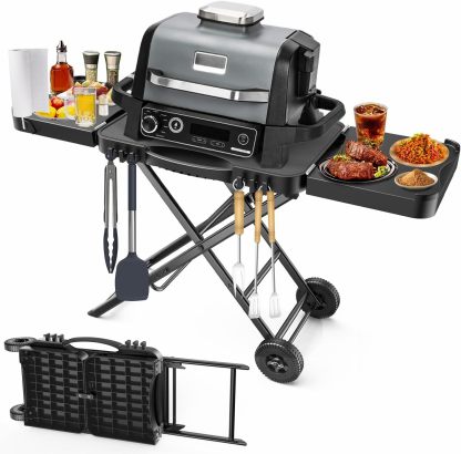 💥Clearance Sale✨Woodfire Pro XL Outdoor Electric Smoker & AirFry Grill w/Temp Probe