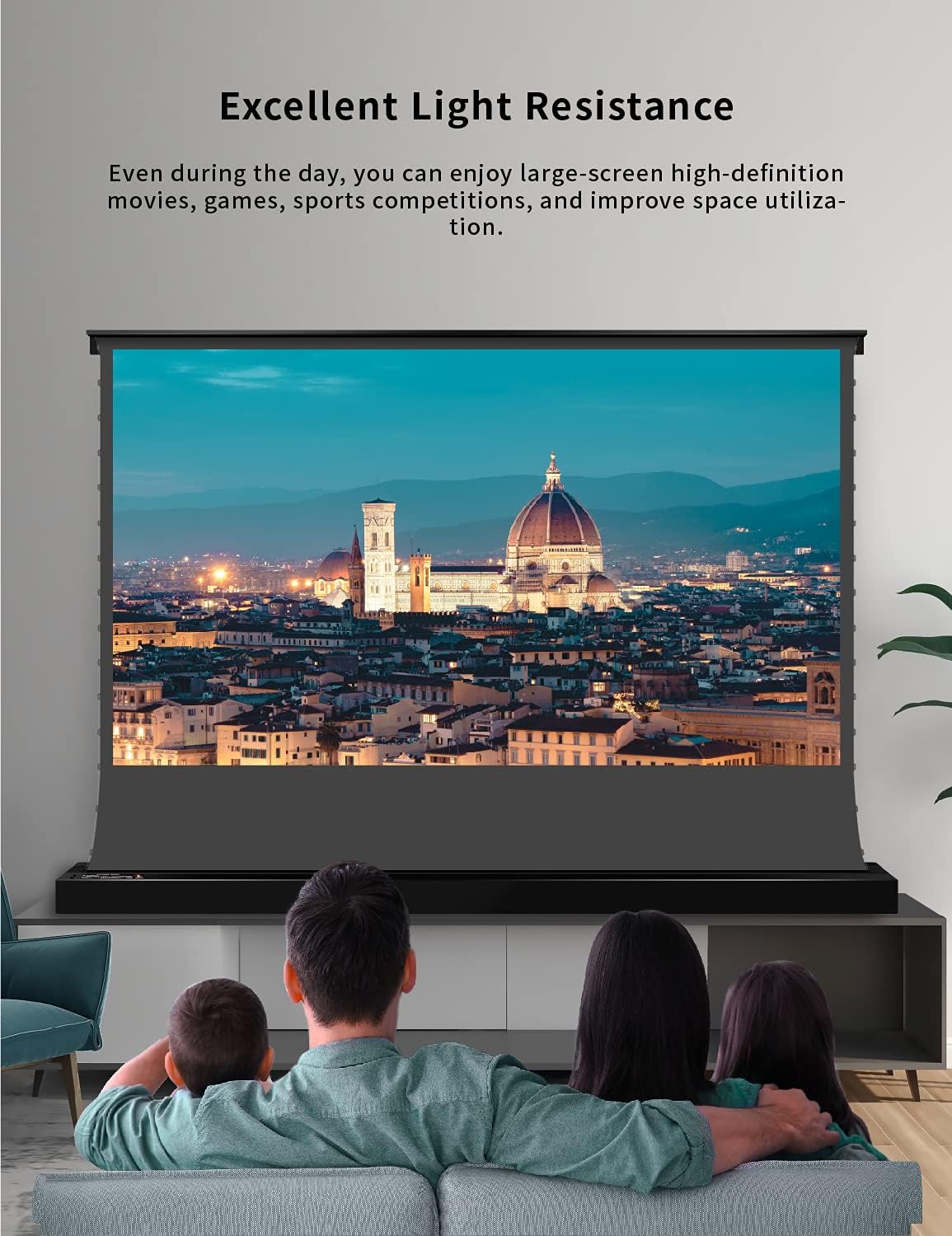 💗OMG! Huge discounts are coming!🍿Motorized Floor-Rising Projection Screen🚀
