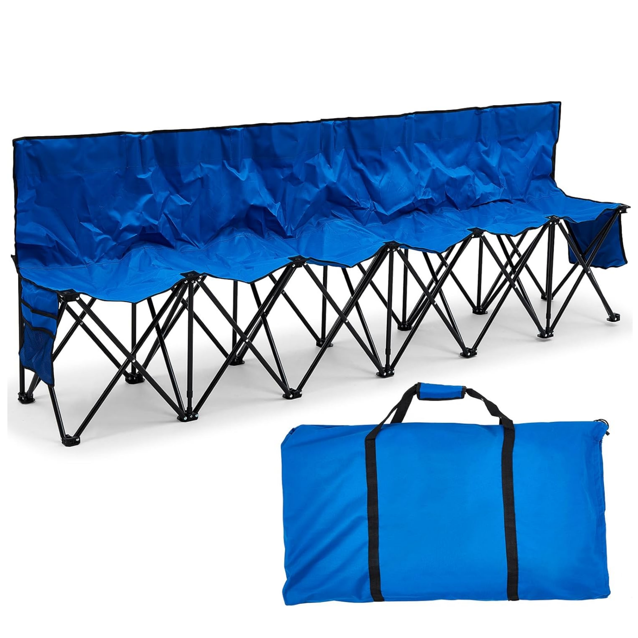 🔥HOT SALE NOW!!!💝Buy 2 Get 2 Free ✨Portable Folding Soccer Bench Cha