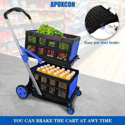 💝𝗧𝗼𝗱𝗮𝘆'𝘀 𝗦𝗽𝗲𝗰𝗶𝗮𝗹𝘀💝Buy 2 Get 2 Free🛒Multi use Functional Collapsible Carts