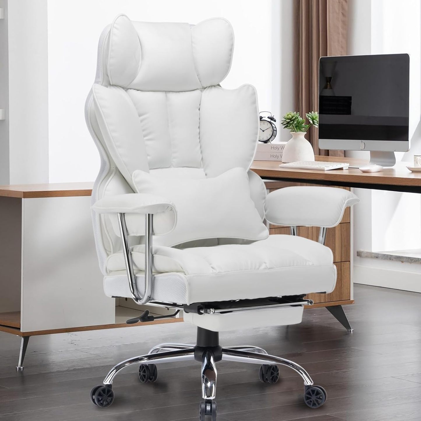 🔥Soon to be sold out!!💝PU Leather Desk Office Computer Chair