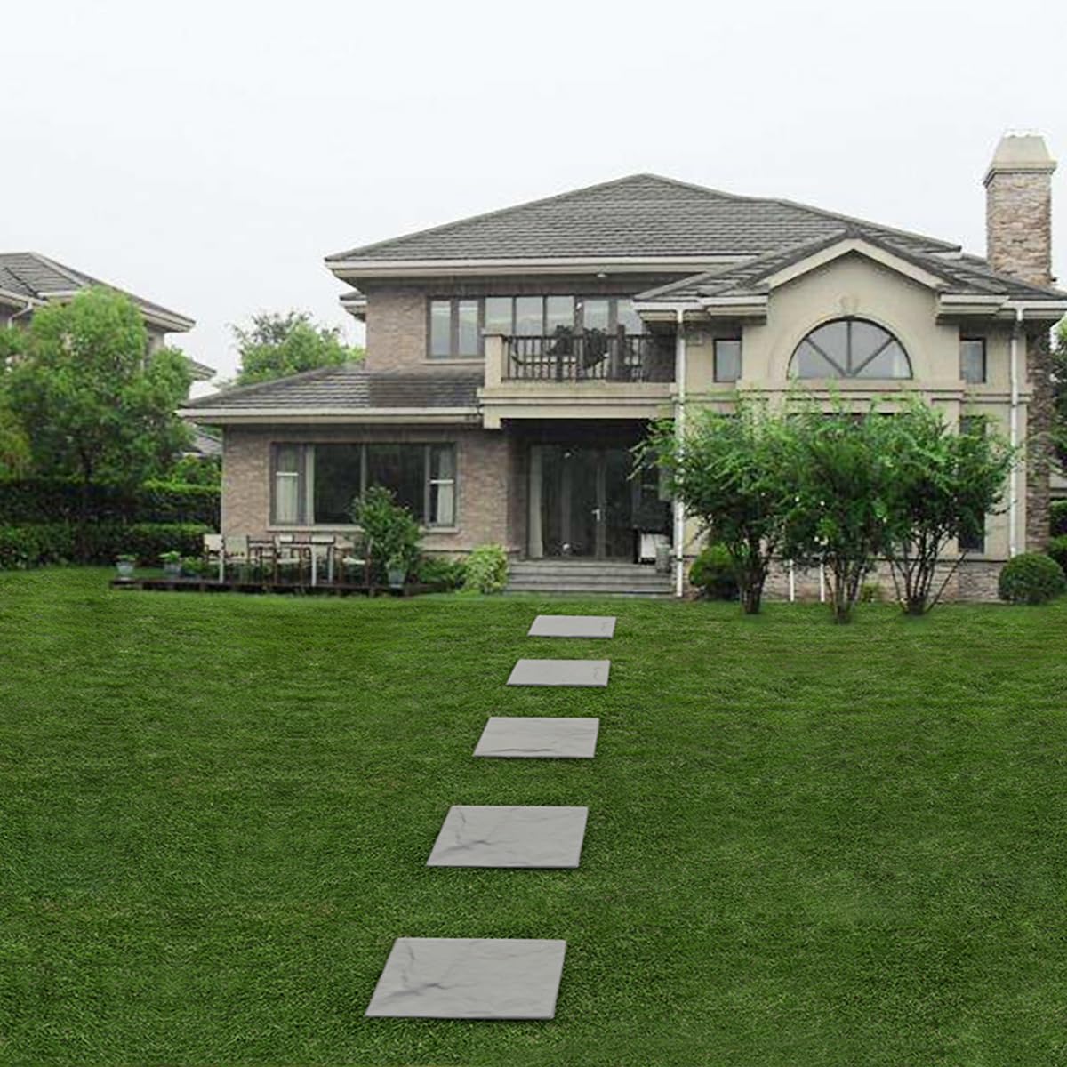 🔥Soon to Be Sold Out!!💝Buy 2 Free Shipping💥Decorative Plastic and Resin Garden Tiles 8 Pcs