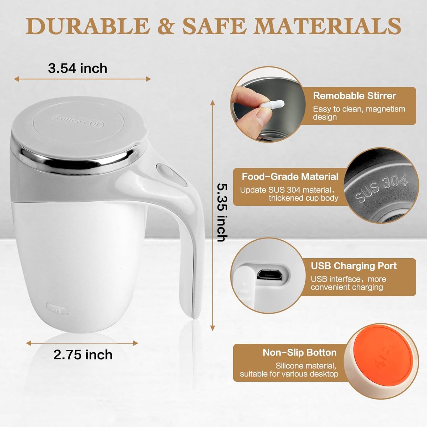🎁Automatic Magnetic Stirring Coffee Mug☕