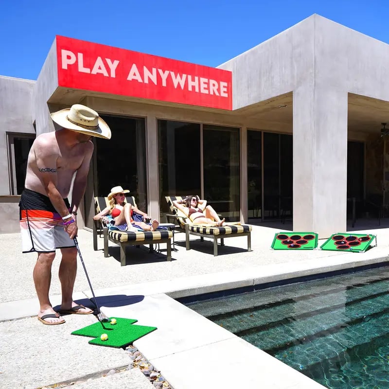 💝Limited Time Offer✨Buy 2 Get 2 Free⛳Golf Pong Game Set | Indoor & Outdoor Golf Beer Pong