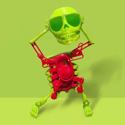 (🔥Cyber Monday Hot Sale 80% OFF!!)💀 Dancing and Swinging 3D Skull Toy