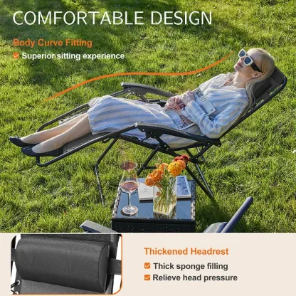 🔥HOT SALE NOW!!!💝Folding Zero Gravity Lounger 2-Piece Set