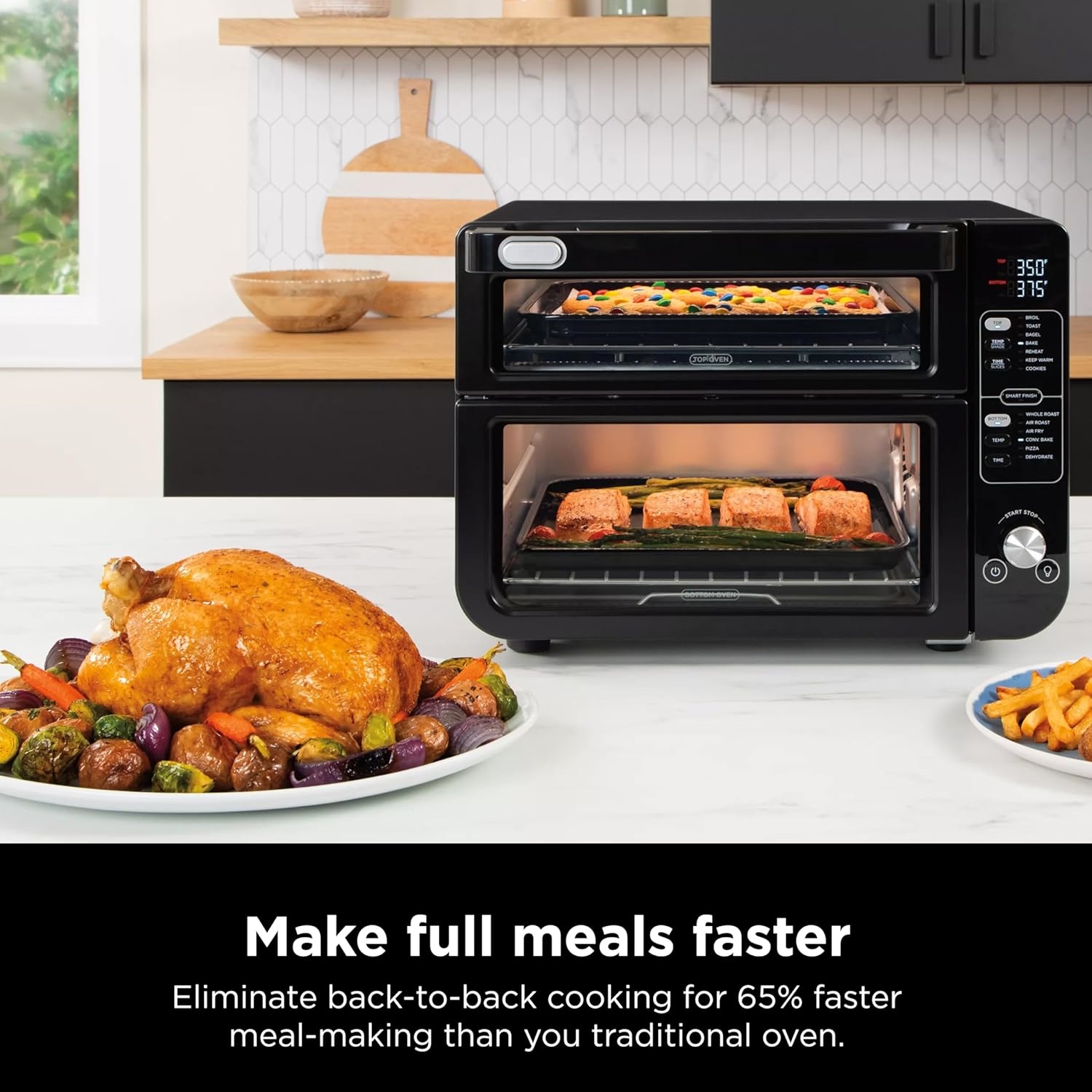 💥Last Day Clearance Sale! 💥Woodfire 8-in-1 Outdoor Oven & Smoker with Pizza Peel & Cover