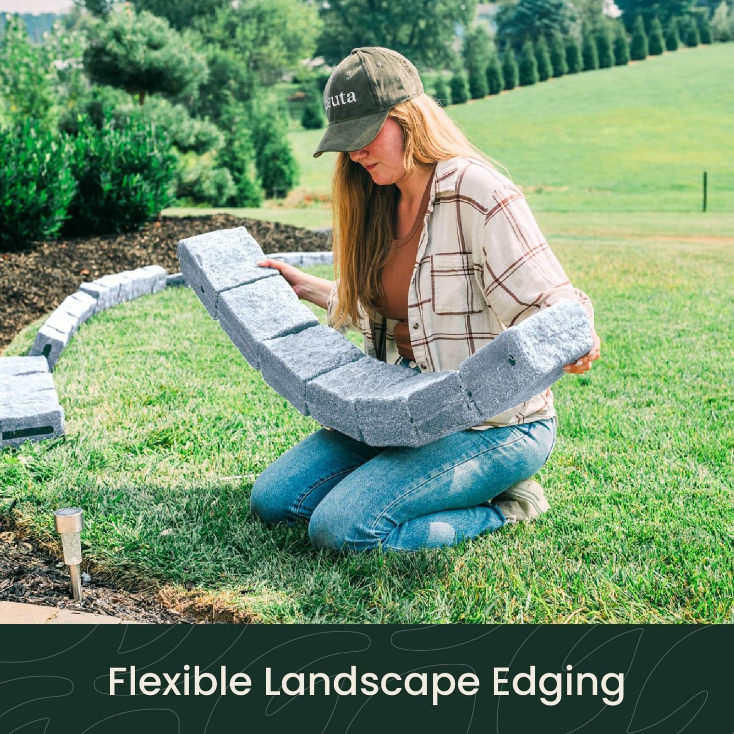 💝𝗧𝗼𝗱𝗮𝘆'𝘀 𝗦𝗽𝗲𝗰𝗶𝗮𝗹𝘀💝Buy 2 Get 2 Free🏠Faux Stone Blocks for Lawn Garden Edging