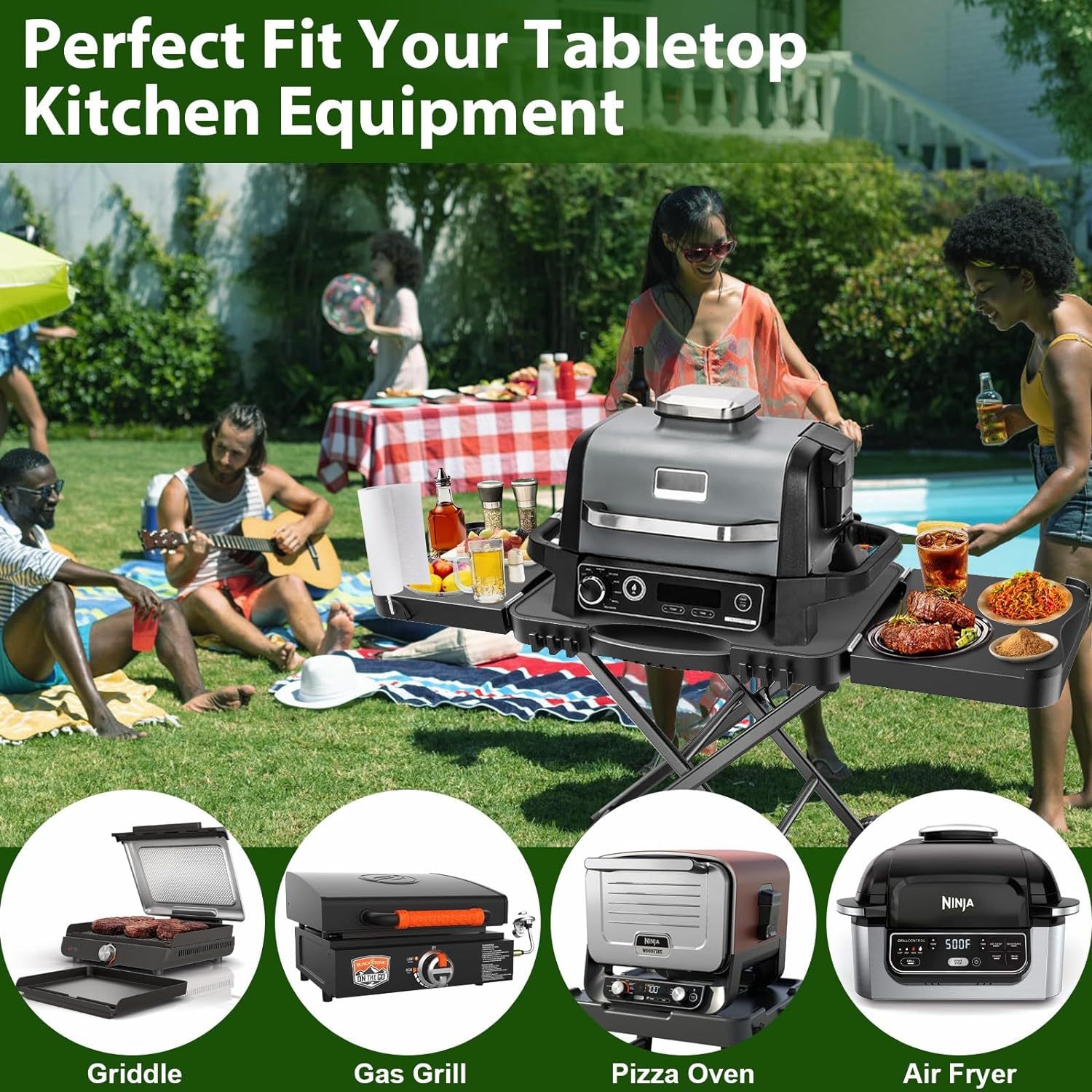 💥Clearance Sale✨Woodfire Pro XL Outdoor Electric Smoker & AirFry Grill w/Temp Probe