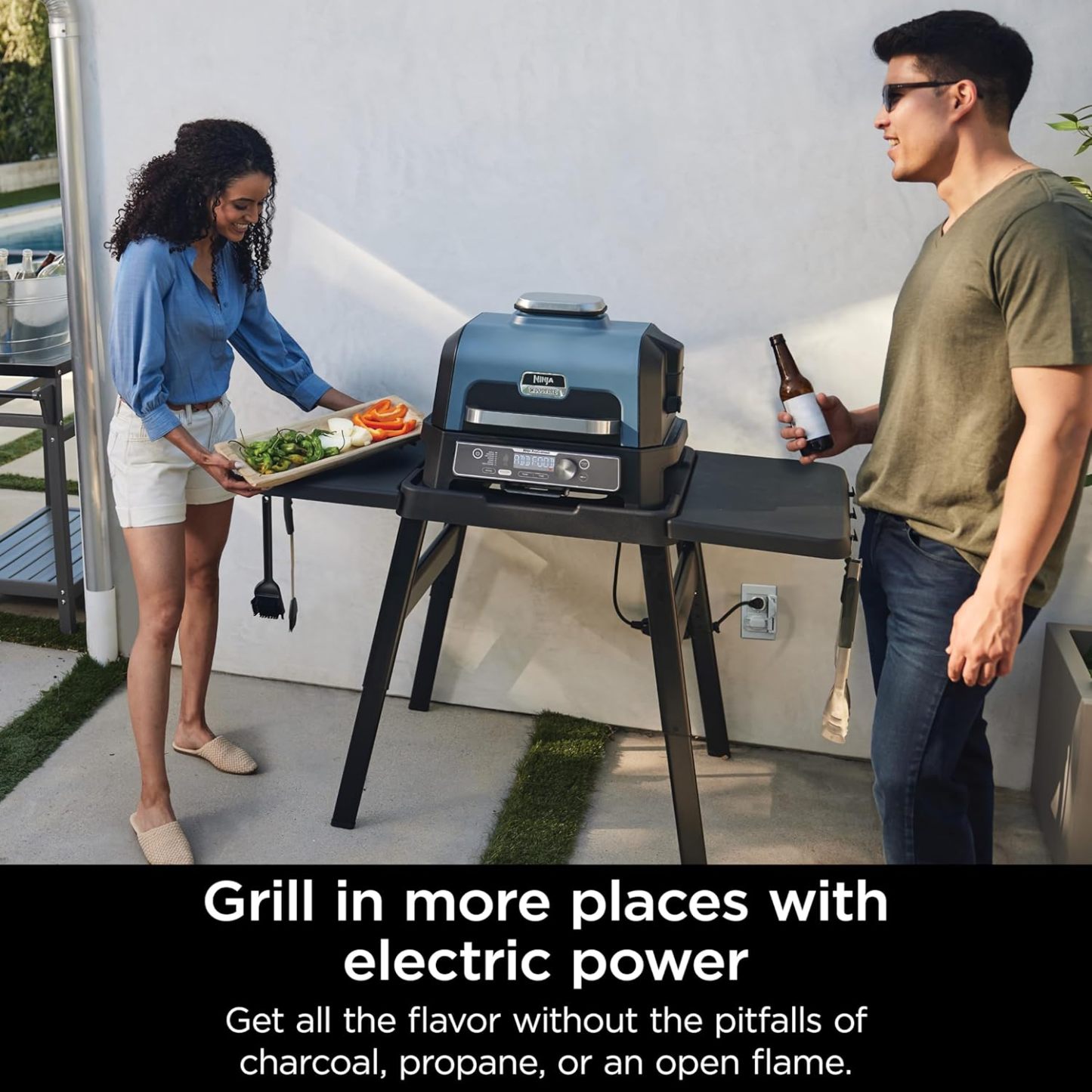 💥Clearance Sale✨Woodfire Pro XL Outdoor Electric Smoker & AirFry Grill w/Temp Probe