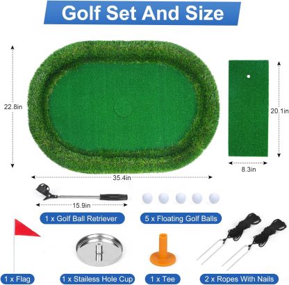 🔥HOT SALE NOW!!!💝Buy 2 Get 2 Free⛳Floating Golf Green for Pool
