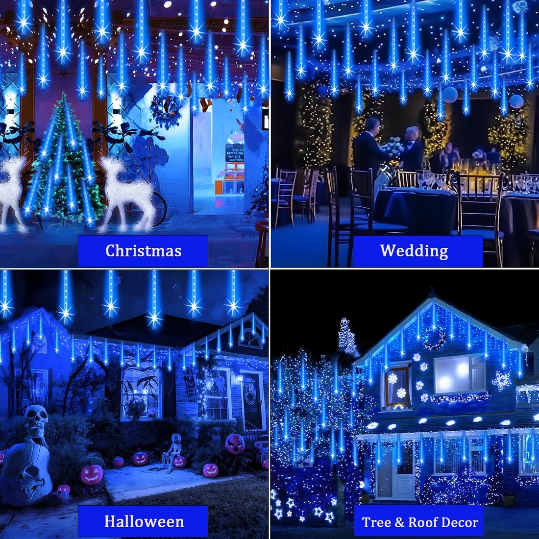 ✨LED Outdoor Meteor Shower Rain Lights💫