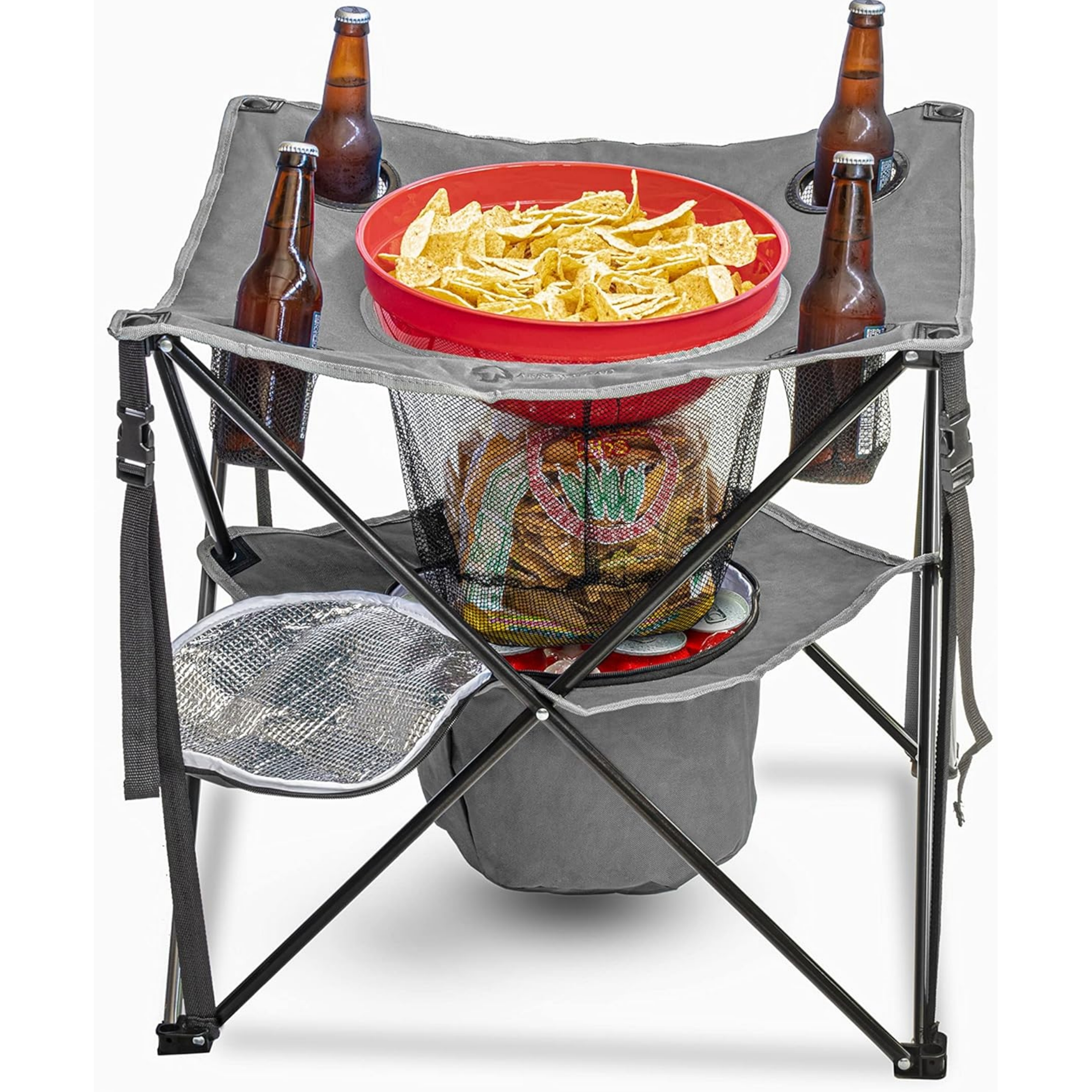 🎉𝗧𝗼𝗱𝗮𝘆'𝘀 𝗦𝗽𝗲𝗰𝗶𝗮𝗹𝘀💝Buy 2 Get 2 Free ✨All-in-One Tailgating Table with Insulated Cooler
