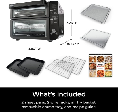 💥Last Day Clearance Sale! 💥Woodfire 8-in-1 Outdoor Oven & Smoker with Pizza Peel & Cover
