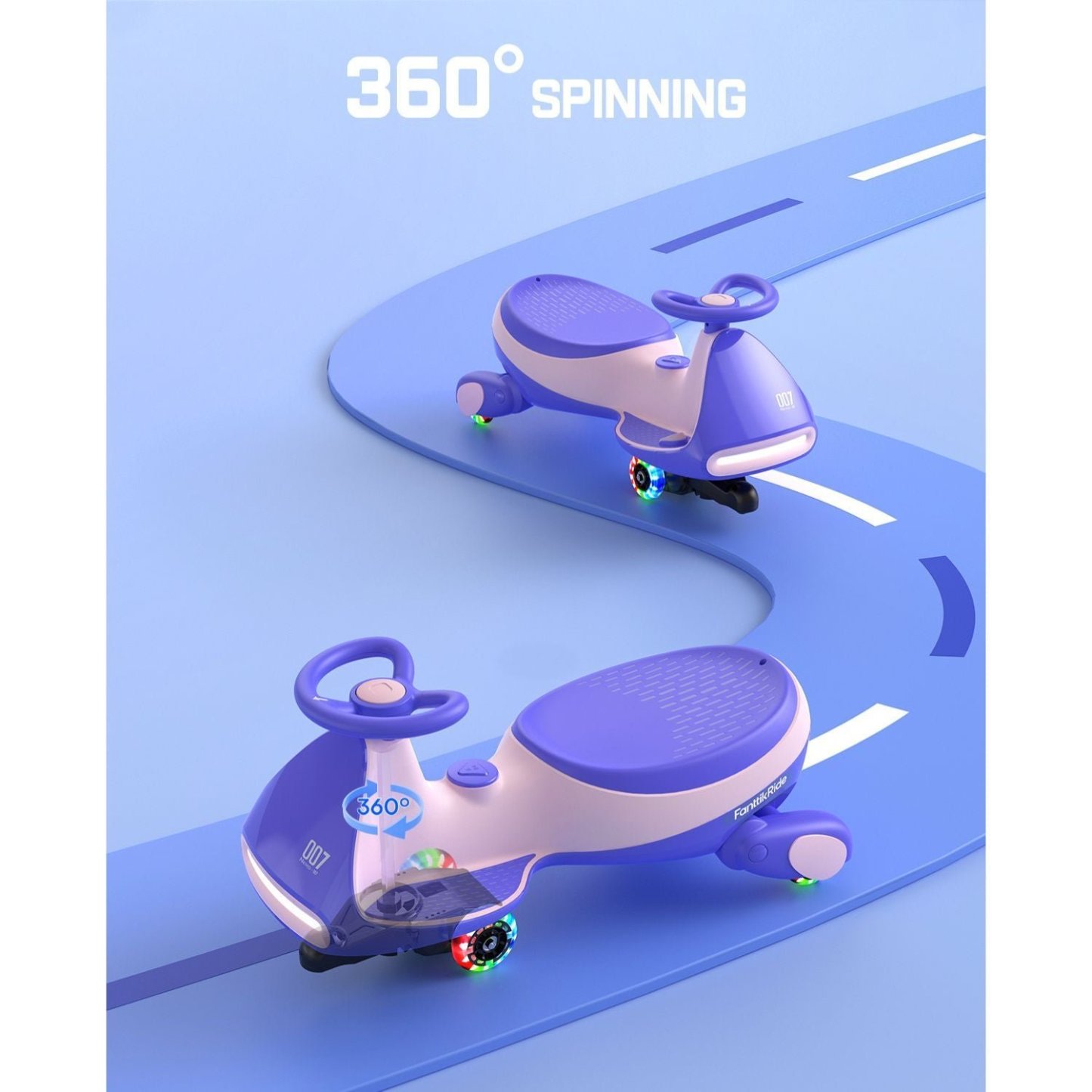 🔥Soon to Be Sold Out!!💝Buy 2 Get 2 Free💥N7 Pro Electric Wiggle Car with Pedal