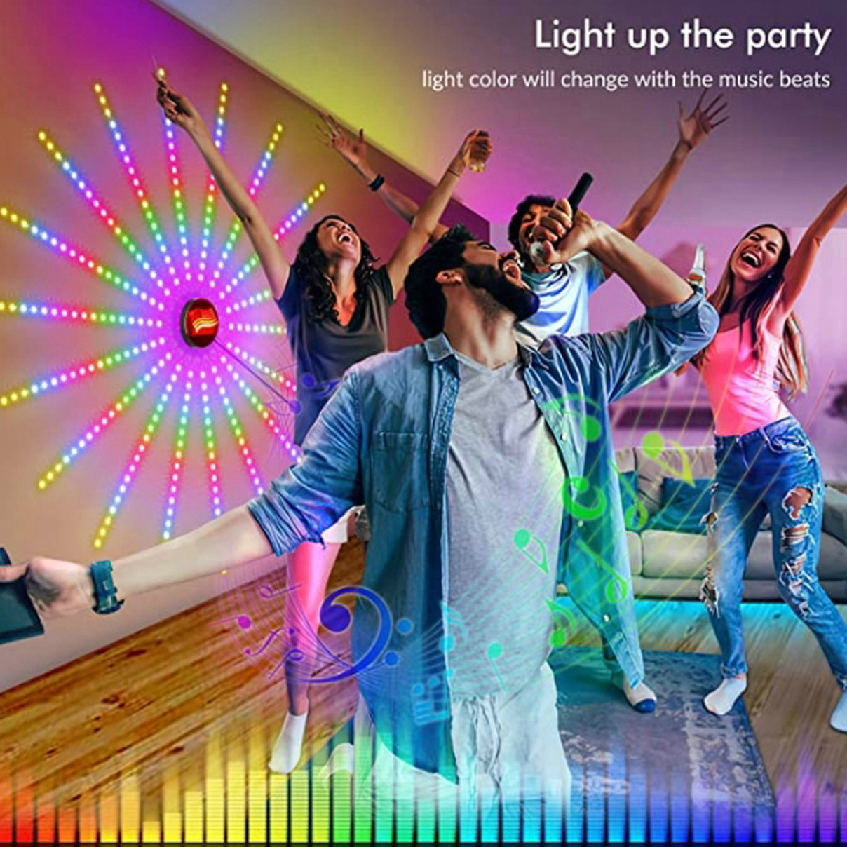 🎇Bluetooth Smart Fireworks LED Light