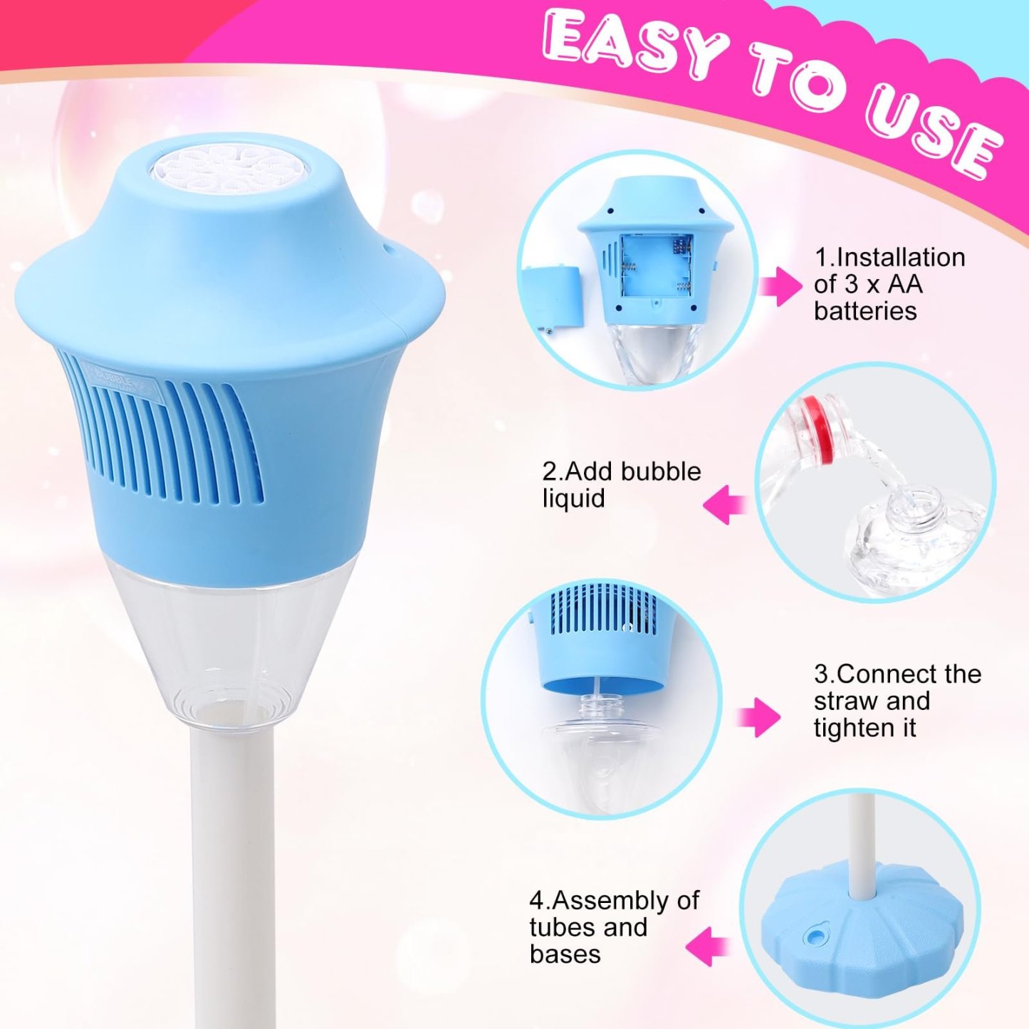 💝𝗧𝗼𝗱𝗮𝘆'𝘀 𝗦𝗽𝗲𝗰𝗶𝗮𝗹𝘀💝Buy 2 Get 2 Free🫧Bubble Machine Automatic