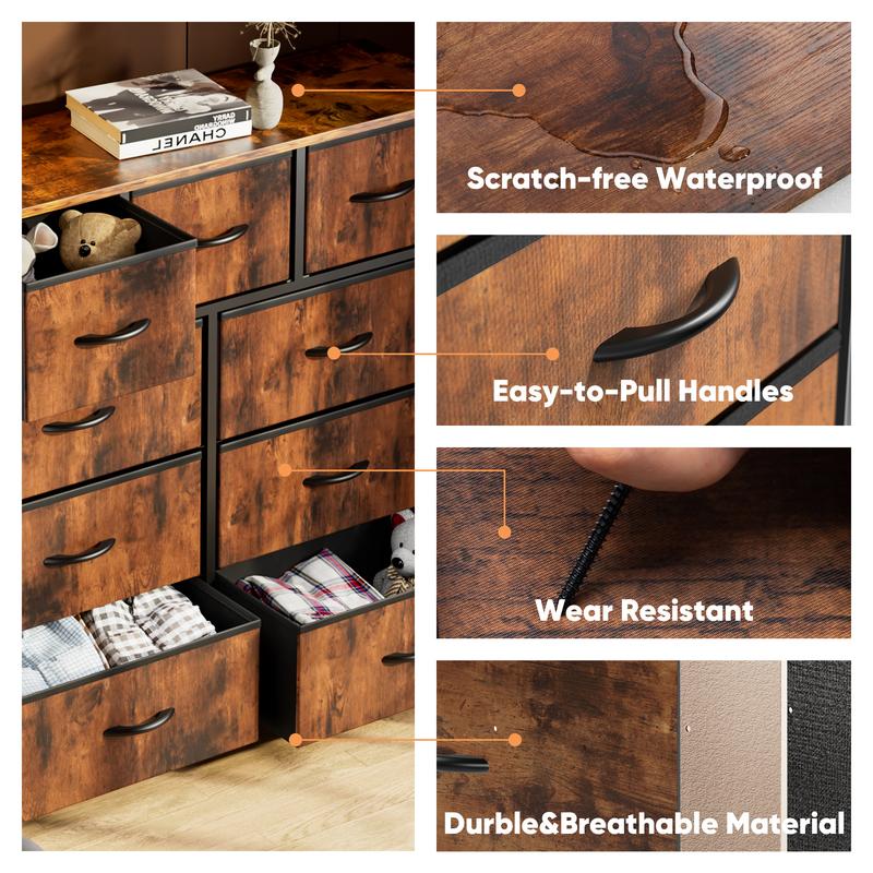 💝Last Day For Clearance💝Buy 2 Get 2 Free✨Cupboards Cabinets Dresser - with 9 Drawers