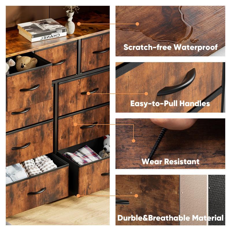 💝Last Day For Clearance💝Buy 2 Get 2 Free✨Cupboards Cabinets Dresser - with 9 Drawers