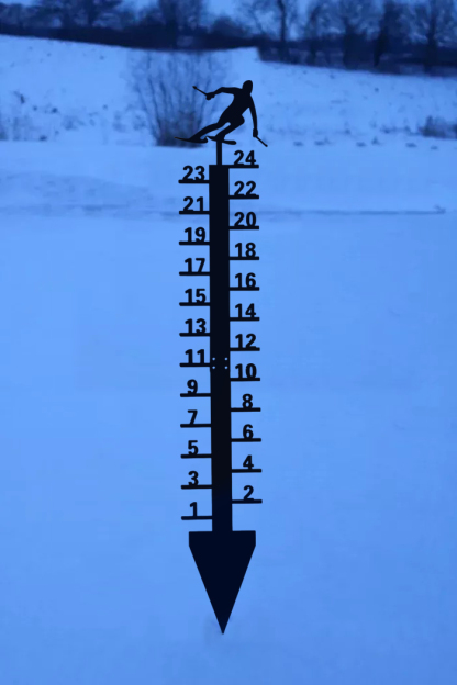 🔥Early Christmas Sale 50% Off-Iron Art Snow Gauge