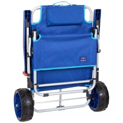 💝𝗧𝗼𝗱𝗮𝘆'𝘀 𝗦𝗽𝗲𝗰𝗶𝗮𝗹𝘀💝Buy 2 Get 2 Free🏖️Foldable Chaise Lounge Chair with Integrated Wagon Pull Cart