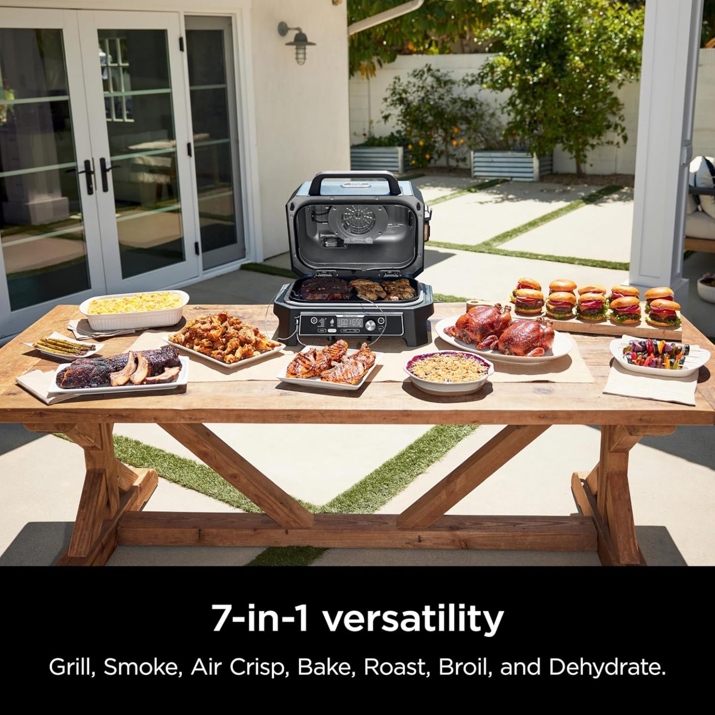 💥Clearance Sale✨Woodfire Pro XL Outdoor Electric Smoker & AirFry Grill w/Temp Probe