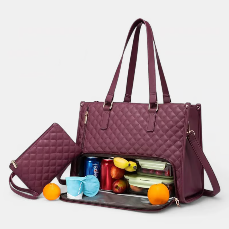 ⏳Mother's Day Hot Sale💝2 in 1 Tote Bag Lunch Bag Combo💝