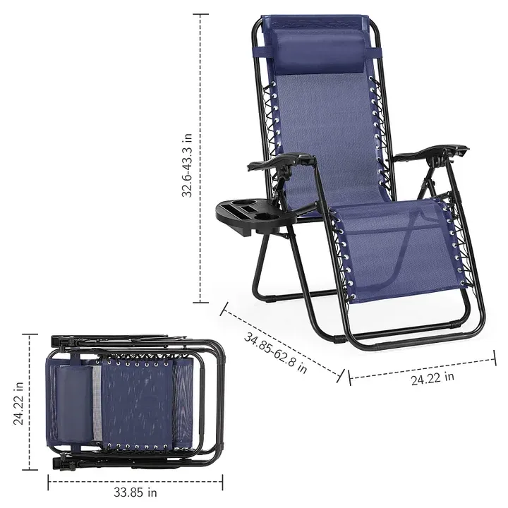 🔥HOT SALE NOW!!!💝Folding Zero Gravity Lounger 2-Piece Set