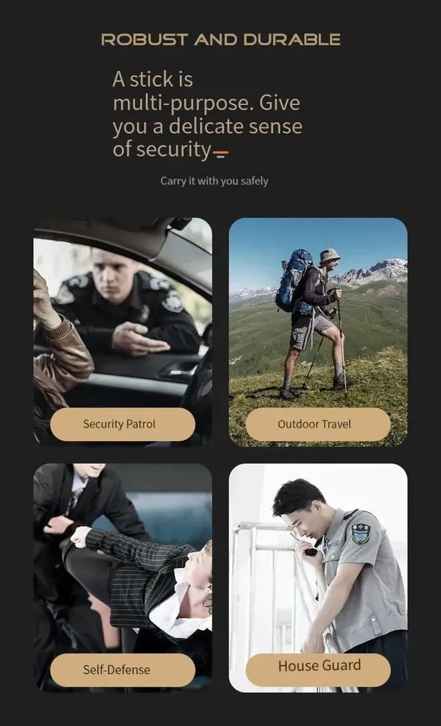 🔥Soon to Be Sold Out!!💝Buy 2 Get 2 Free💥Multi-Functional Hiking Safety Tool